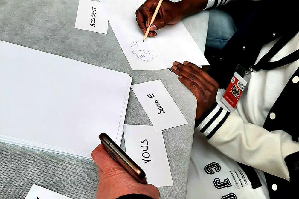 atelier d'écriture dans des structures de formation